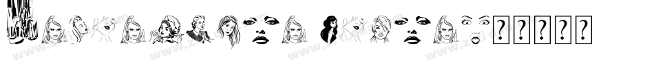 Indonesian Woman字体转换
